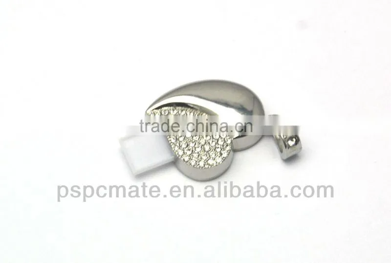 Crystal Heart Usb Flash Drive for Promotion Gift