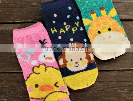 factory wholesale thick winter indoor socks for ladies