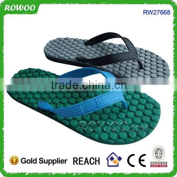 plastic wholesale cheap eva flip flop custom in china