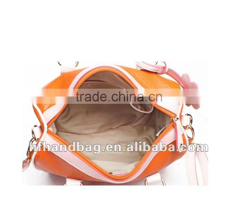 2012 Orange new hit color mosaic personality banquet bag & Fashion Crossbody Bag