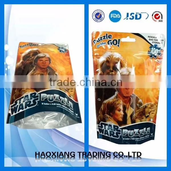 Free Sample plastic bags aluminum foil bag in laminated stand up zipper bag
