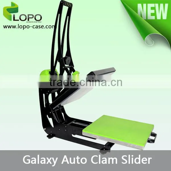 NEW Arrival Galaxy Auto Clam Slider Heat Press Machine for T-shirt printing