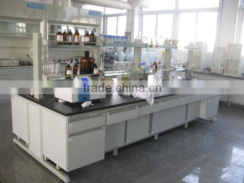 whole steel structure laboratory island bench