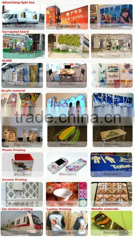 Large Format UV Flatbed printer printing on wood