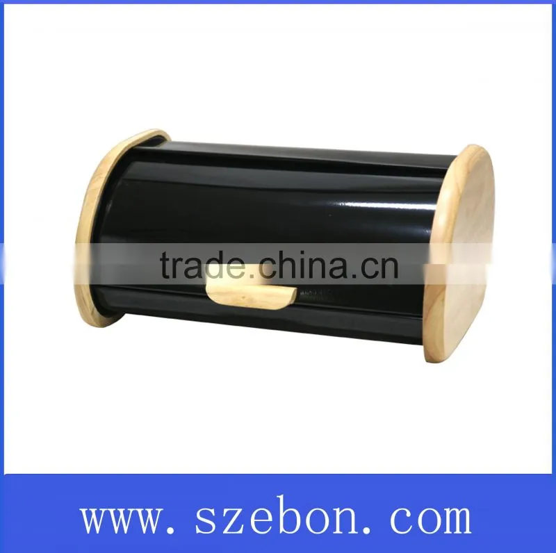 High quality color painting stainless steel bread box bread bin