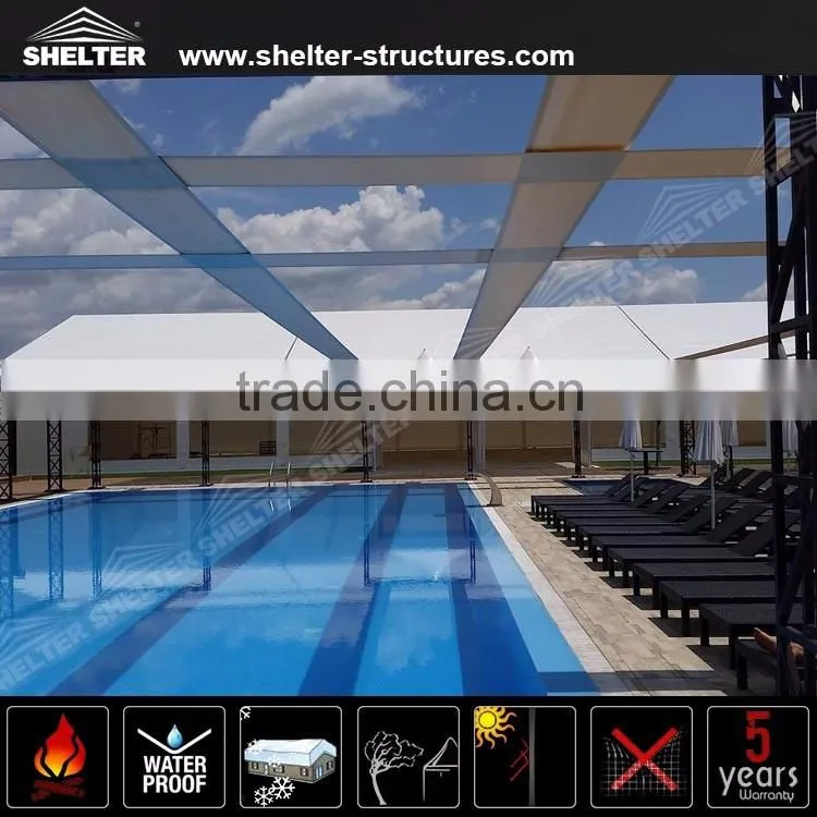 25m Outdoor White PVC fabric Aluminum Frame Moveable Cheap Used Big Wedding Marquee Party Tents Decoration Design for Sale