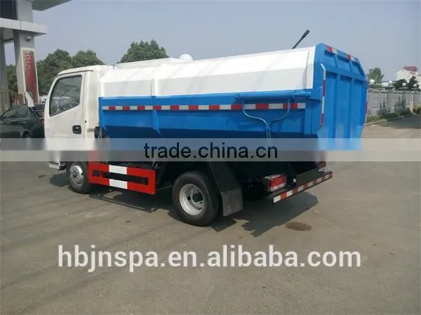 good quality 5CBM self-loading garbage dump truck