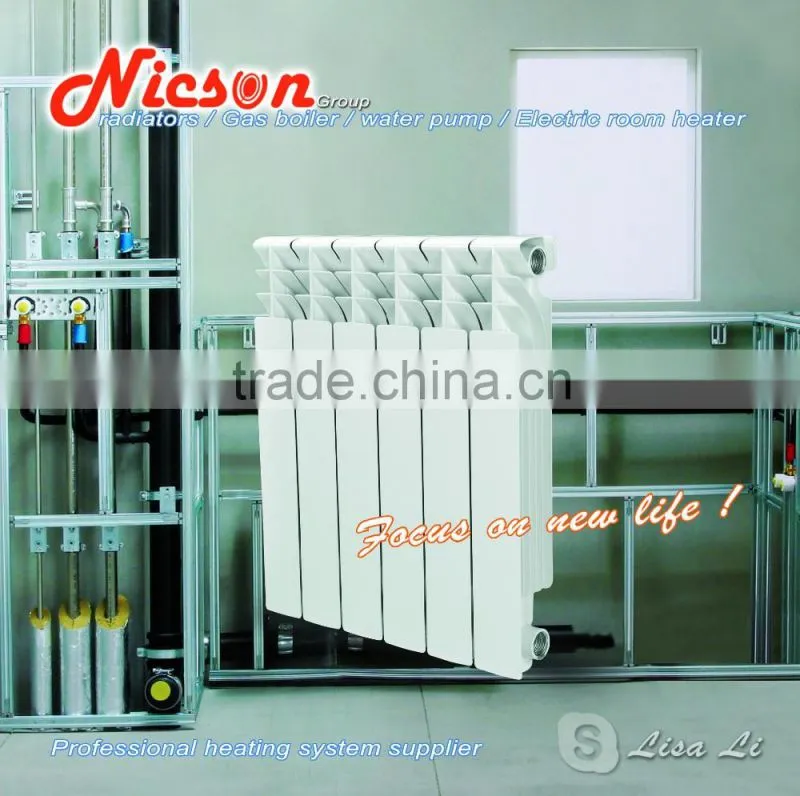 350/85, 500/85, 500/100 aluminum radiators for room heating