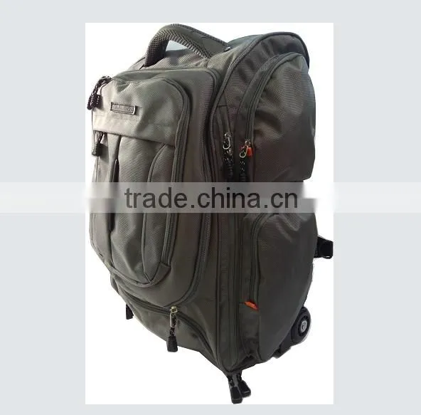 hot stylish magical foldable rolling duffel bag with trolley for business man