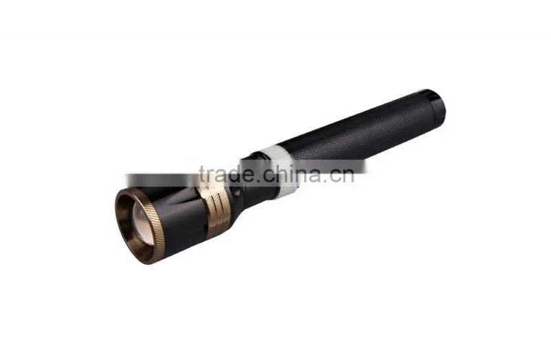 JD-104 D2 LED Aluminium rechargeable high power sanford torch / flashlight