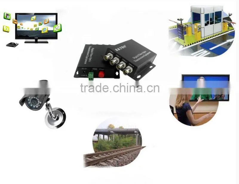 Fiber Optic Media Converter 8 channel