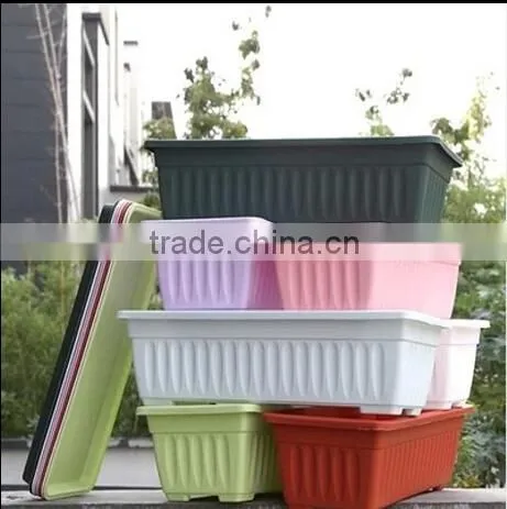 Rectangular Shape Plastic Flower Pot