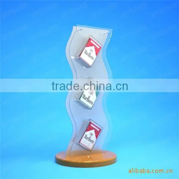 Professional manufacture clear Acrylic Cigar Display With Customized Logo