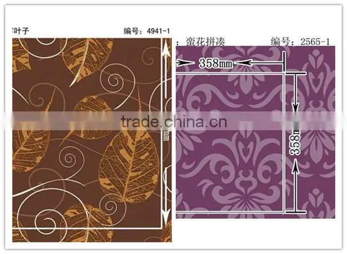 Hot transfer foil for leather