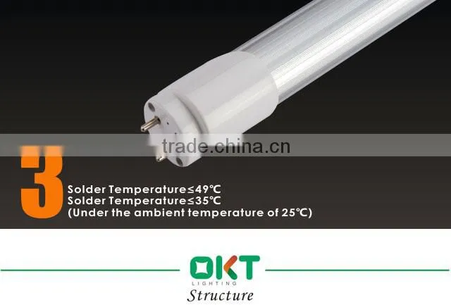Perfect office lighting fixtures ul dlc led tube light with external driver 18w 22w