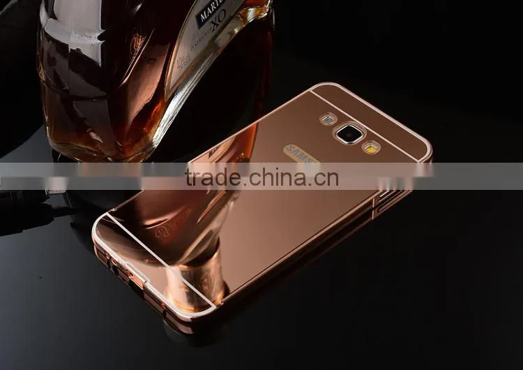 High Quality Metal Aluminium Mirror Back Cover Case For Iphone 7,Wholesale Mobile Phone Mirror Case For Iphone 7 Plus