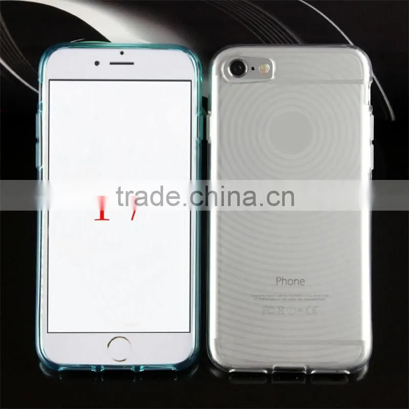 2016 Newest Cheap Price Clear Transparent Soft TPU Jelly Case For Iphone 7