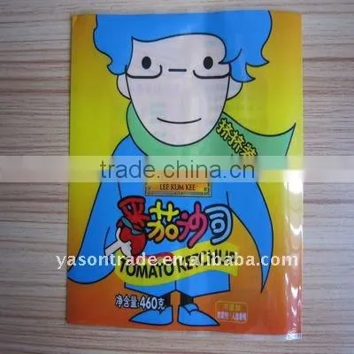 Shrink bottle label film on roll