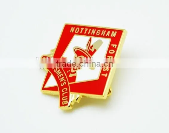 Promotion cheap metal badge sportsmen's clup