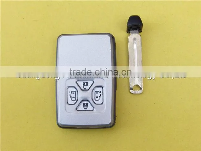 Excellent Quality flip key smart for Toyota 4 button smart key remote cover shell blank case