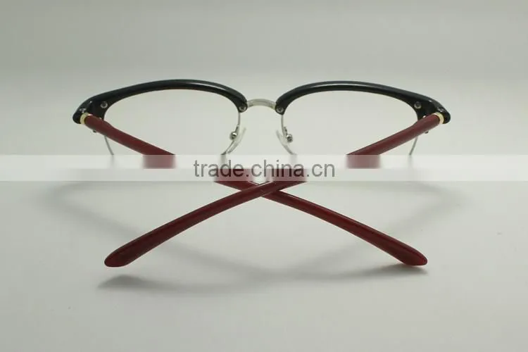 Plastic half frame glasses optical reading glasses