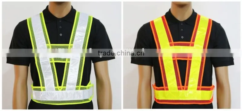 polyester high visible reflective vest safety products for cars