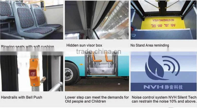2015 Sinotruck HoWo Bus JK6128HD/25-55 seat passenger bus