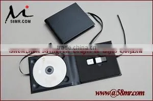 Wedding Leather Fabric Linen USB box