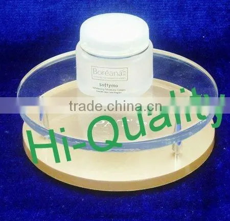 2012 Acrylic cosmetic display round stand