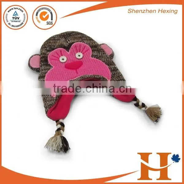 Design your own knit beanie cap from shen factory