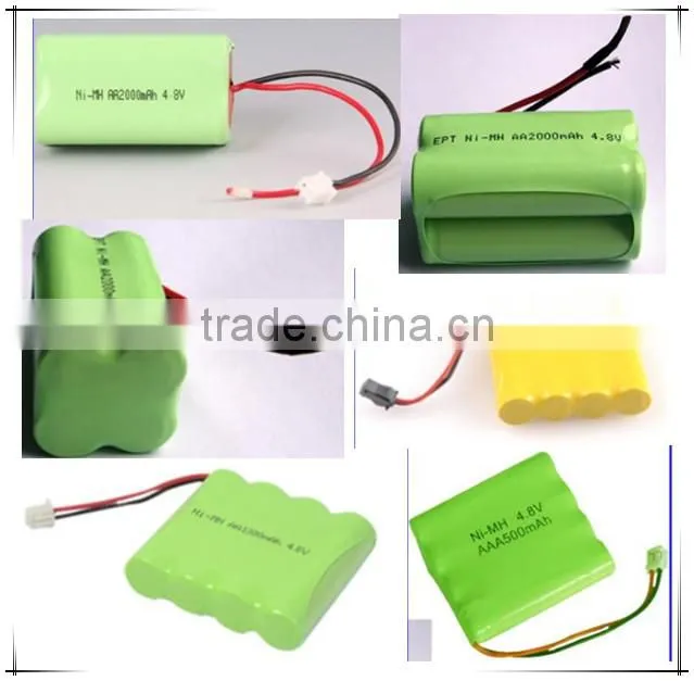 Newest samples 3300mah 4.8v rechargable battery for electrical products and tools