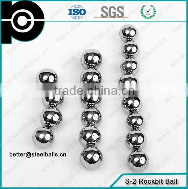 3/4" 19.05mm 0.75 inch AISI S-2 tool rockbit steel ball
