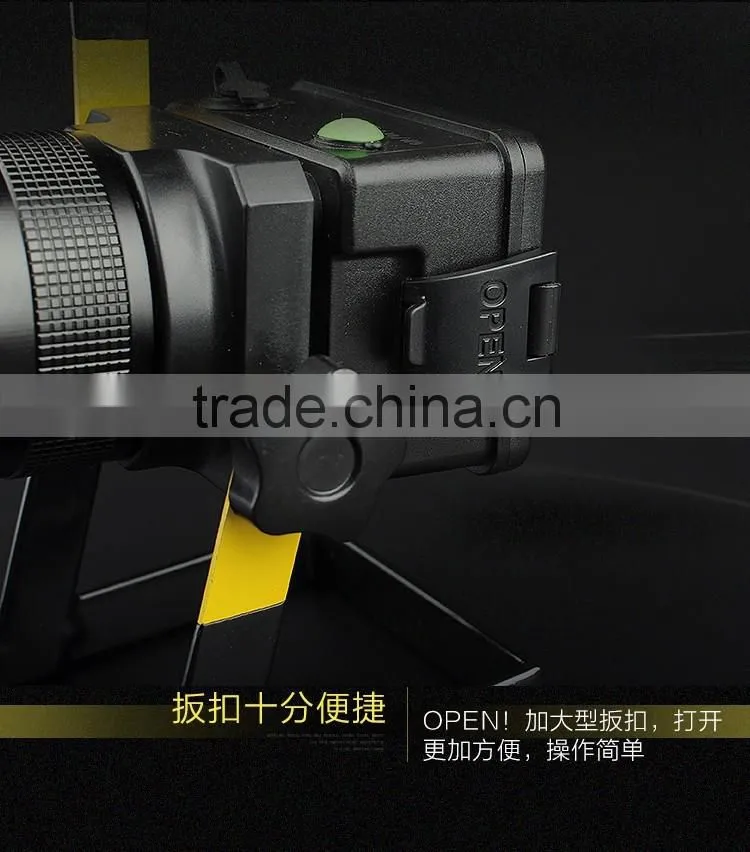 High Power Project Lamp Zoom Focus Rechargeable T6 Led Floodlight