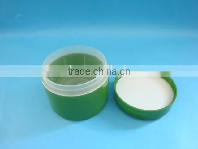 PET jar with aluminium cap, cosmetic cream jar,60ml,100ml,120ml
