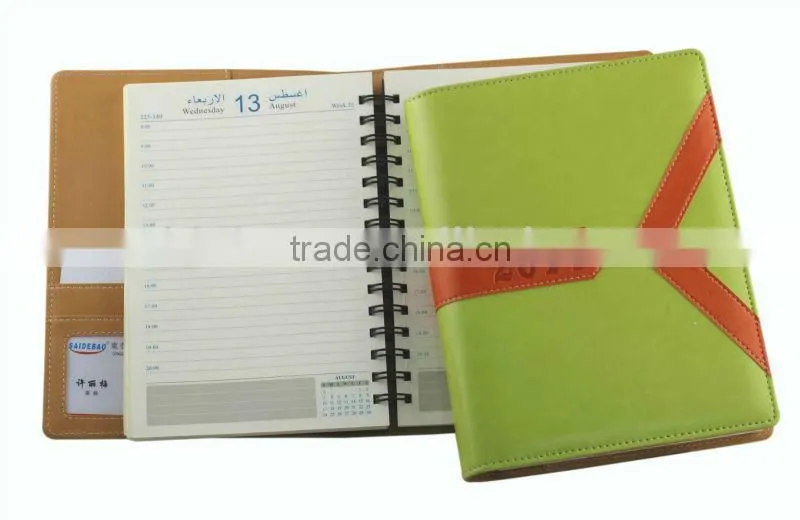 fashional loose-leaf pu leather notebook ,loose-leaf leather notebook cover