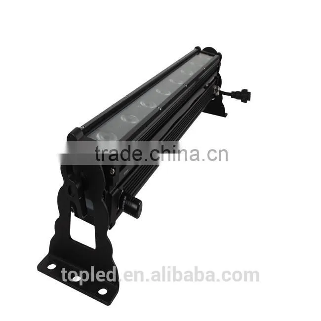 wireless 8*tri-3w battery powered rgb dmx led wall washer