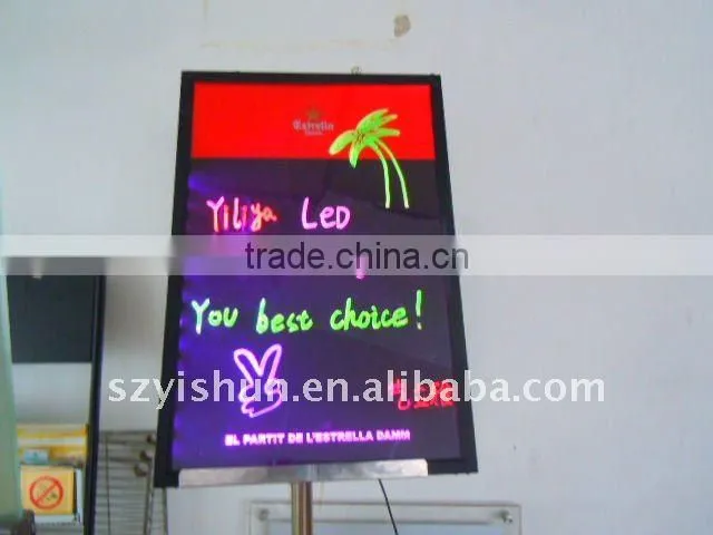 LED colorful fluorescence writing board