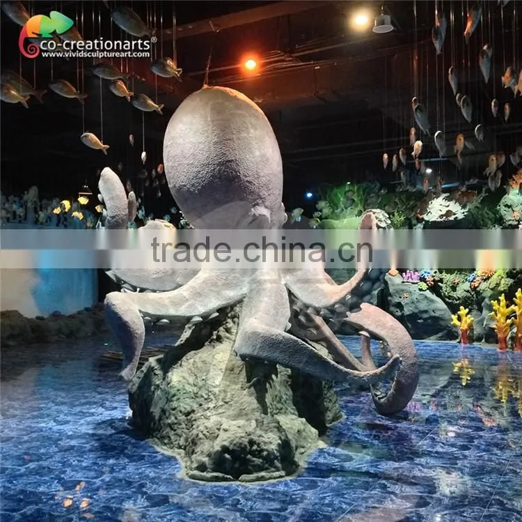 Fiberglass octopus statue