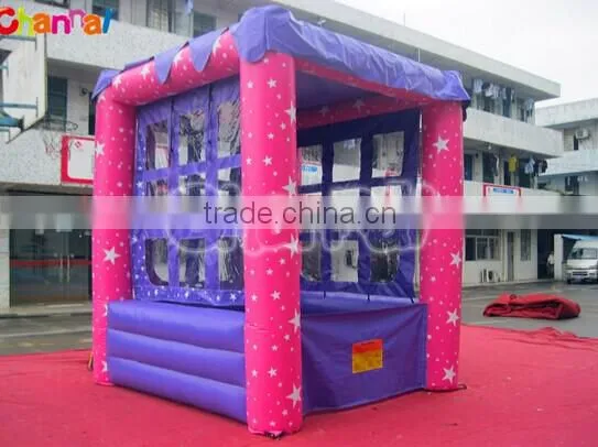 Pupple inflatable booth tent for event