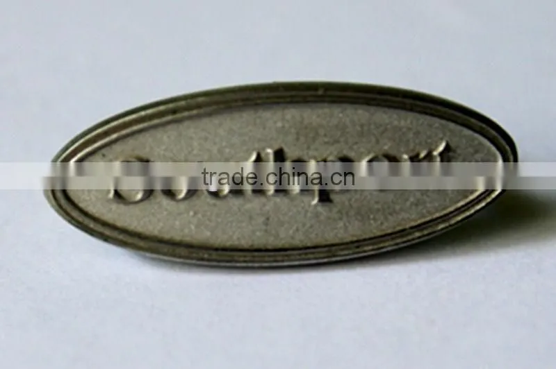 personalised small decorative metal plates for door,bag/street sign plate