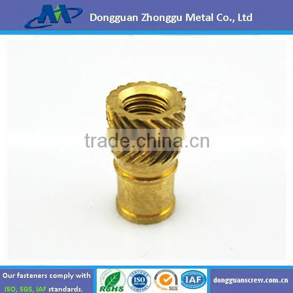 OEM Professional manufacture knurled brass nut