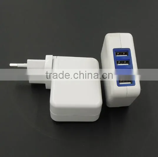 20w 5V 4A 4 USB portable wall charger with ce fcc rohs