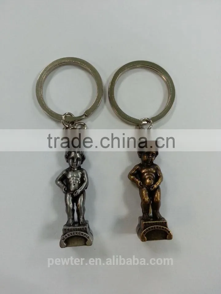 Brussels manneken keyring opener statue gift