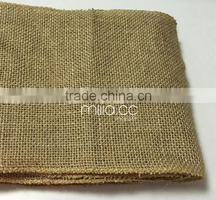 Burlap chair sash