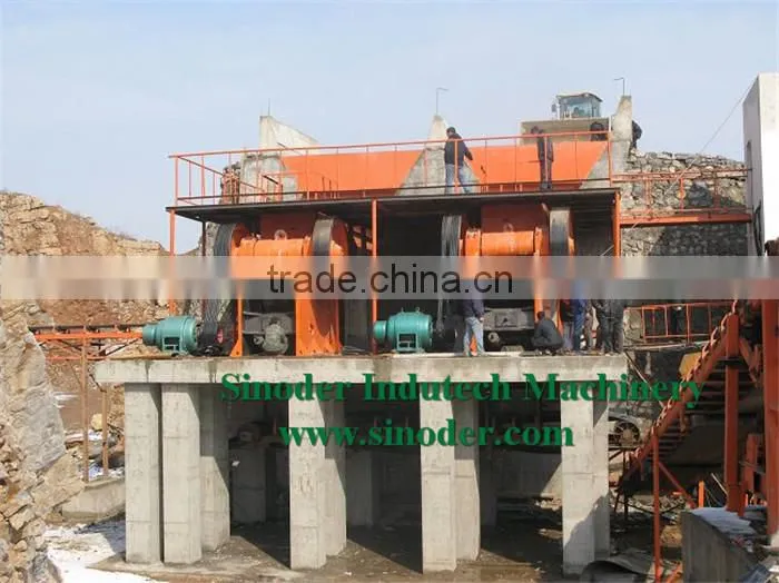 Sinoder Supply Double Teeth Roll Crusher/stone crushing machine