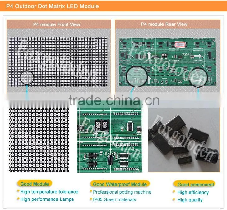 P4 indoor dot matrix led module
