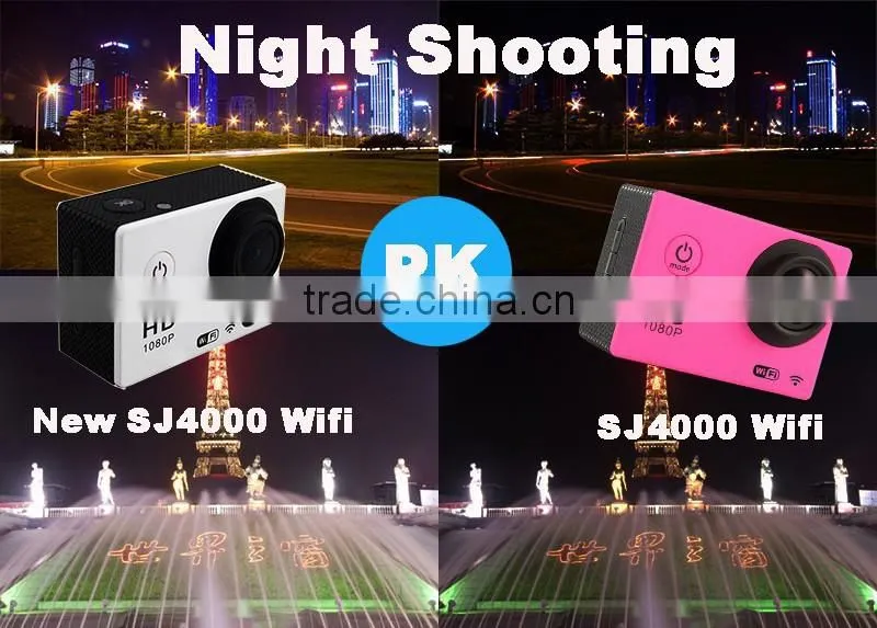 sj4000 newest wifi remote control waterproof sports Helmet Bicycle Car Vehicle DVR Sports Action Video DV Recorder