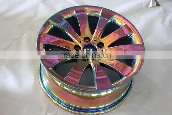 Magnetron sputtering deposition coating machine for car wheel/silver plastic vacuum coating machine
