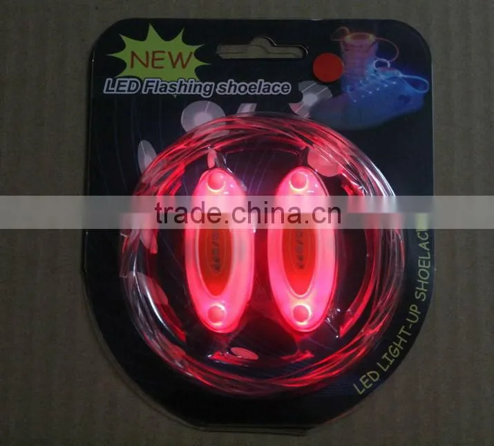 Dependable performance LED Flashing shoelaces,led glowing shoelaces,LED flashing shoelase lights