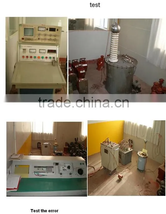 Low voltage three phase electric measuring tank
